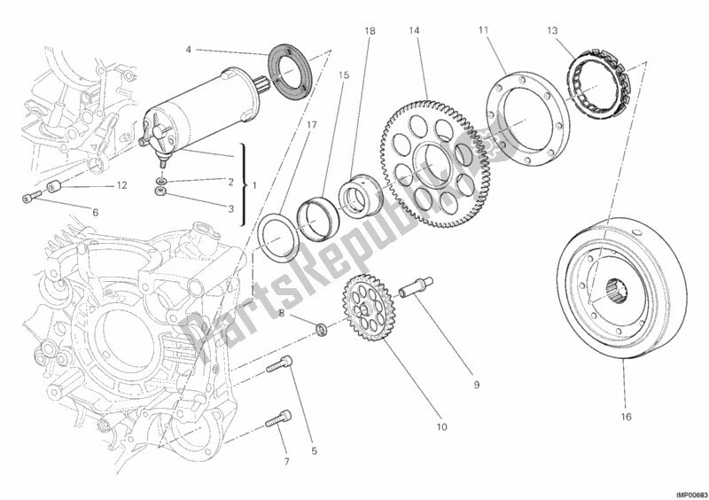 Wszystkie części do Rozruch Elektryczny I Zap? On Ducati Diavel Carbon Brasil 1200 2012